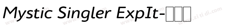 Mystic Singler ExpIt字体转换